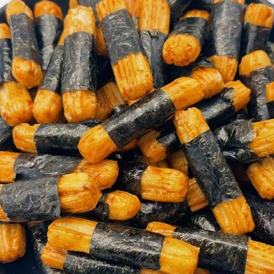 satın al Çıtır Pirinç Kraker Şişirilmiş Gıda Japon Yosun Pirinç Rulo Bar Atıştırmalıkları online manufacture
