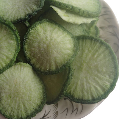 İyi bir fiyat. Hurma Yağı Kurutulmuş Meyveler Sebzeler Sağlıklı Çıtır Yeşil Turp Cipsleri çevrimiçi