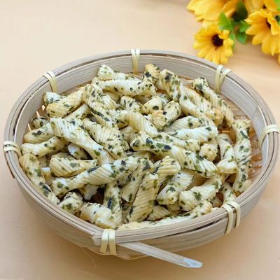 Japon Tayland Yeşil Yosun Pirinç Krakeri Spiral Şekilli Atıştırmalıklar