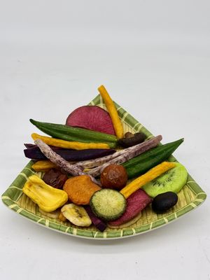 İyi bir fiyat. Eklenmiş şeker veya koruyucu maddeleri olmayan kurutulmuş sebzeler çevrimiçi